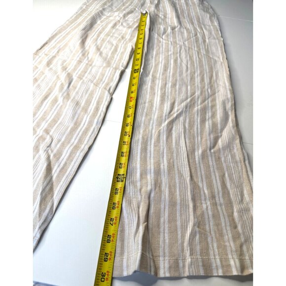 Ellen Tracy NWT Womens Striped Linen Pants Size S With Tags - Picture 13 of 13